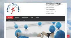 Desktop Screenshot of fitness-point-ploen.de